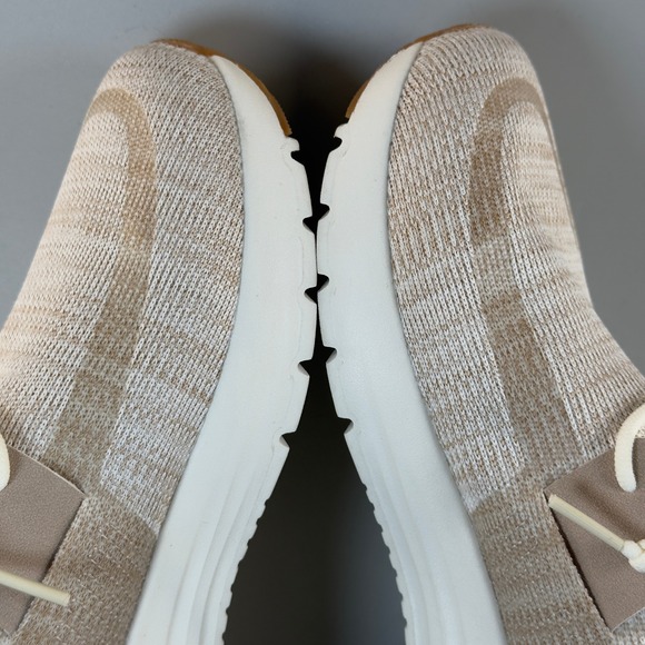 Hey Dude Sirocco Womens 8 Slip On Loafer Sneakers Beige White Lace Comfort Shoes - Picture 10 of 16